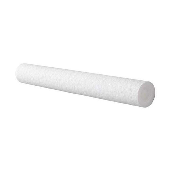 Melt Blown Filter Cartridge, 15 gpm, 10 Micron, 2-7/16" O.D., 30 in H, 6 PK