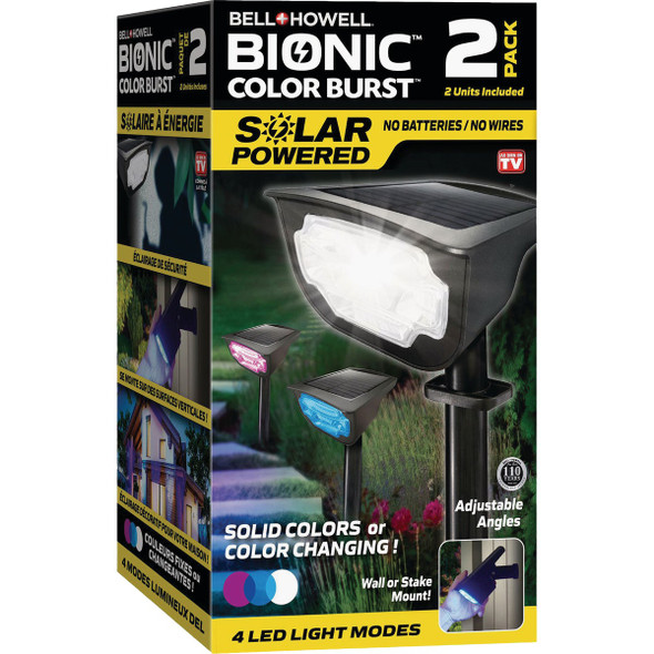 Bell+Howell Bionic ColorBurst Solar Path Light (2-Pack) 8208 Bell+Howell Bionic ColorBurst Solar Path Light (2-Pack) 8208