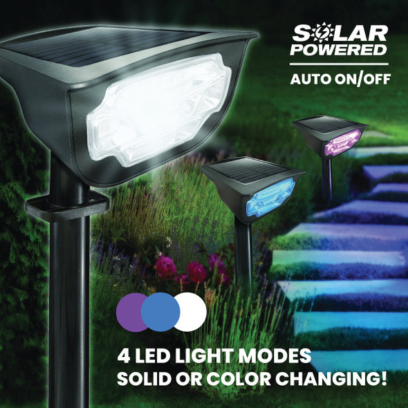 Bell+Howell Bionic ColorBurst Solar Path Light (2-Pack) Bell+Howell Bionic ColorBurst Solar Path Light (2-Pack)