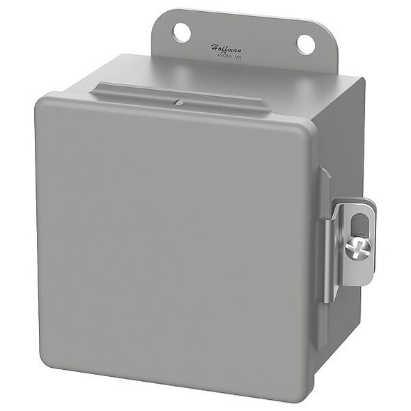 Screw Down Clamps Electrical Enclosures, 4 in H, 4 in D, 4 in W, 12, 13, Steel