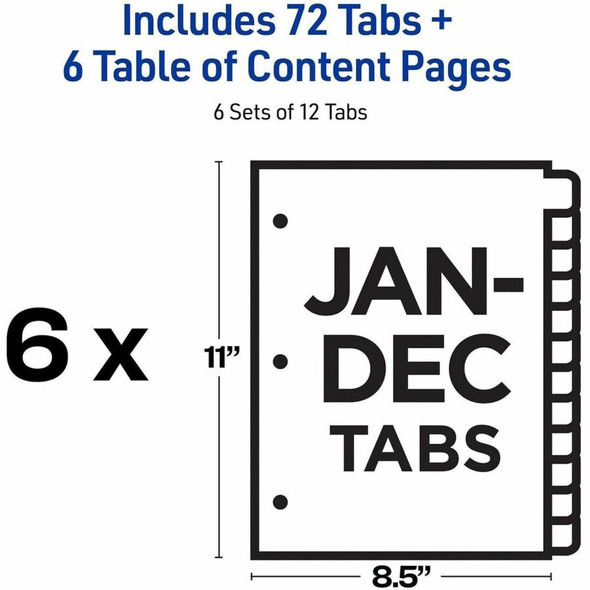 Avery Ready Index Index Divider 11830 SPR-AVE11830