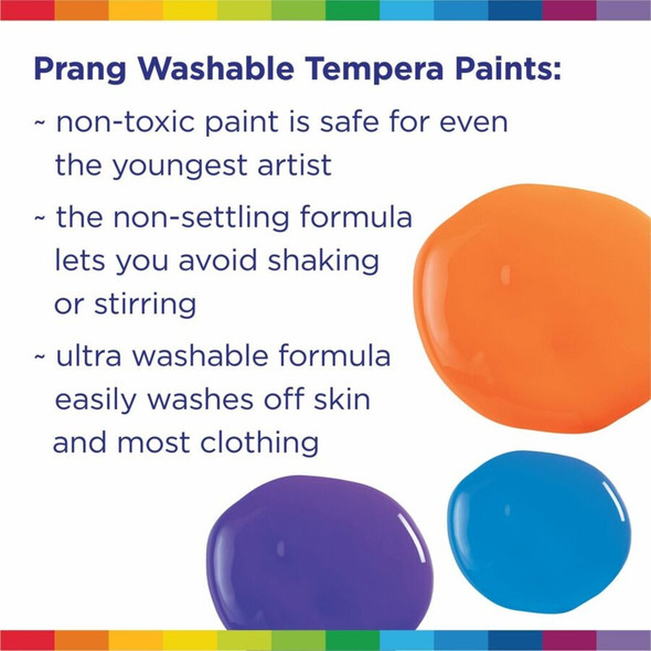 Prang Washable Tempera Paint - 1 Color(s) - Yellow - 1 gal - Washable - 1 Each X10603 SPR-DIXX10603
