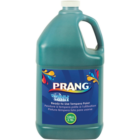 Prang Washable Tempera Paint - 1 Color(s) - Green - 1 gal - Washable - 1 Each