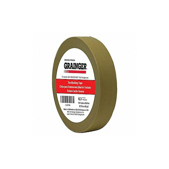 Manufacturer Varies Masking Tape,3/4" W,60 yd L,Tan TC650-0.75" X 60YD Manufacturer Varies Masking Tape,3/4" W,60 yd L,Tan TC650-0.75" X 60YD