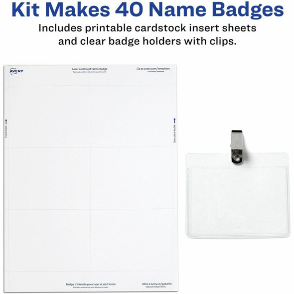 Avery&reg;  Badge Insert 5384 SPR-AVE5384
