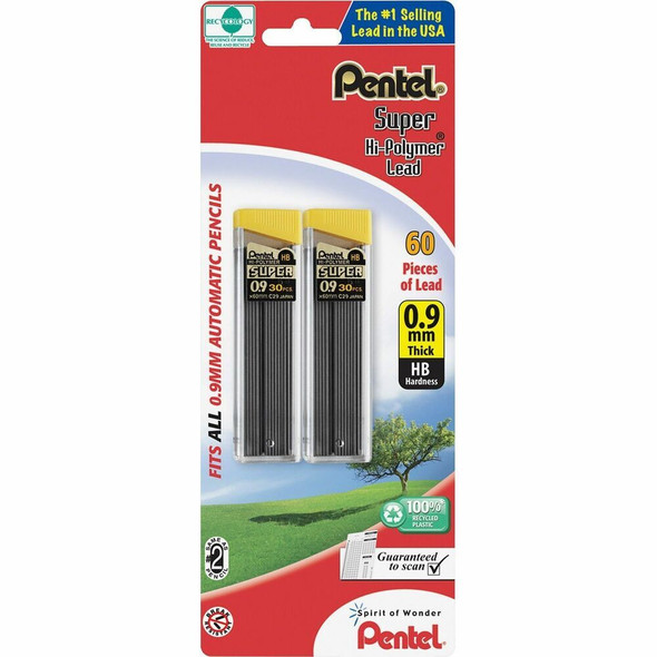 Pentel Super Hi-Polymer Pencil Refill C29BPHB2