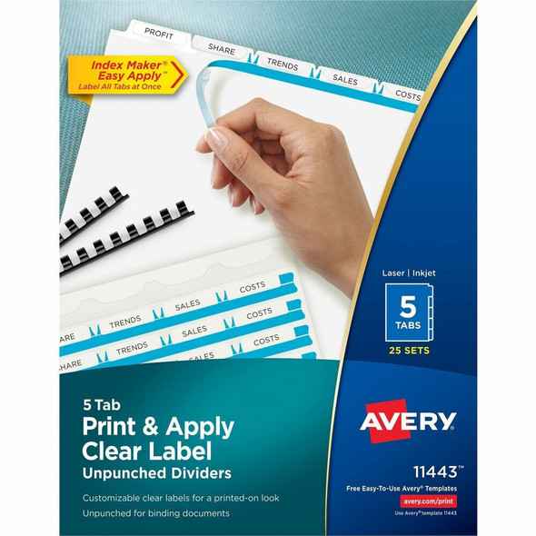 Avery&reg; Index Maker Tab Divider 11443