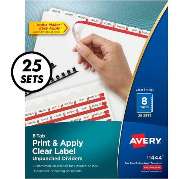 Avery&reg; Index Maker Tab Divider 11444 SPR-AVE11444