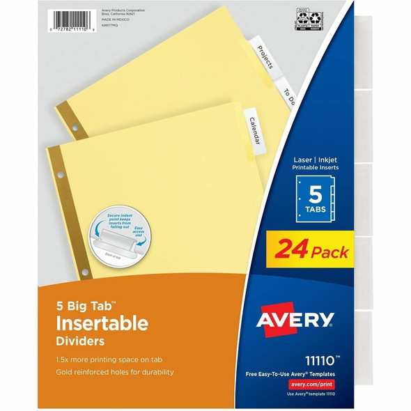 Avery&reg; Big Tab Index Divider 11113