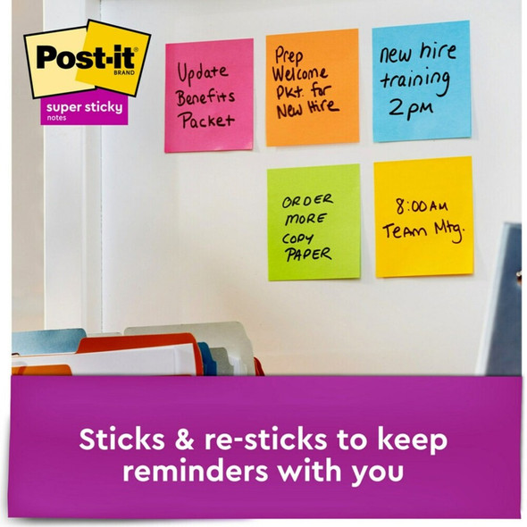 Post-it&reg; Super Sticky Adhesive Note R33018SSAUCP SPR-MMMR33018SSAUCP