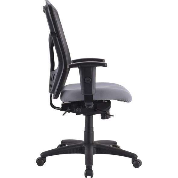 Lorell Premium Molded Tractor Seat For Ergomesh Frame - Ivory - Fabric - 1 Each 86217 SPR-LLR86217