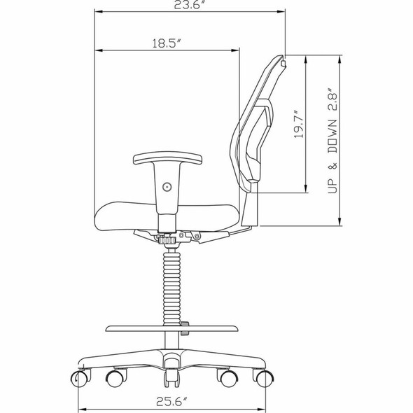 Lorell  Chair 86801 SPR-LLR86801