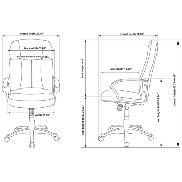 Lorell  Chair 60120 SPR-LLR60120
