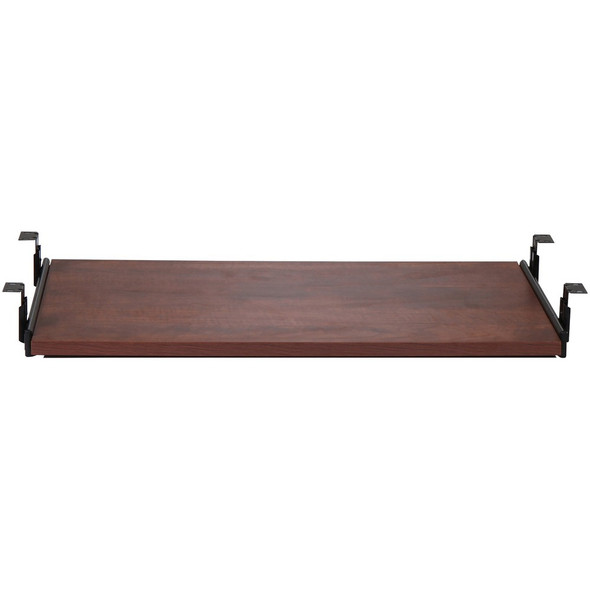 Lorell Essentials Keyboard Tray - 25.6" Width x 15.1" Depth - Cherry - 1 Each