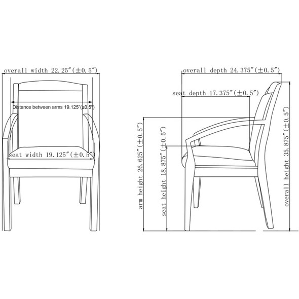 Lorell  Chair 20014 SPR-LLR20014