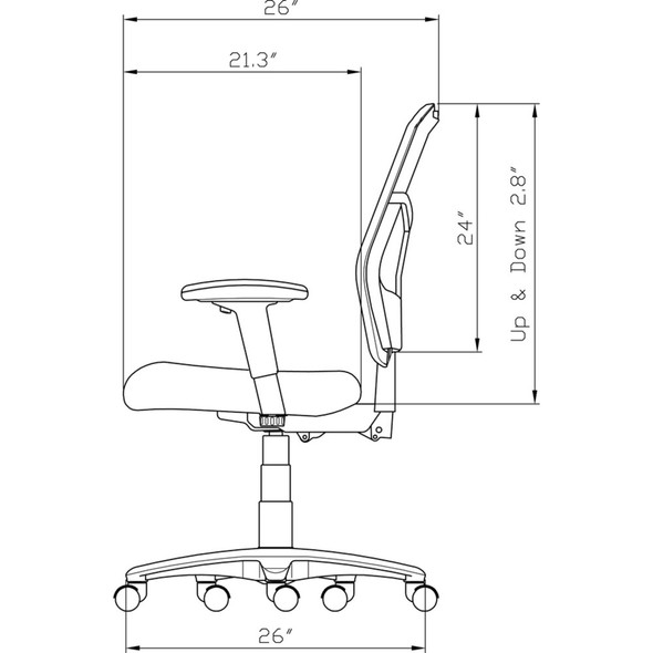 Lorell  Chair 85561 SPR-LLR85561