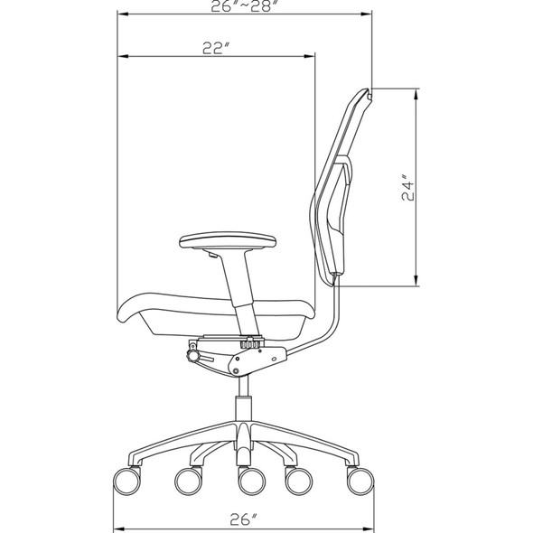 Lorell  Chair 85560 SPR-LLR85560