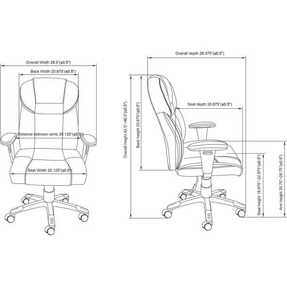 Lorell Soho Chair 83308 SPR-LLR83308