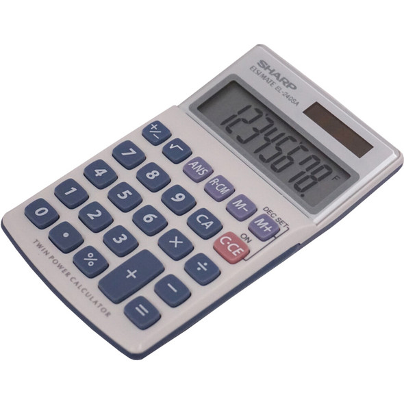 SHARP&reg;  Simple Calculator EL240SAB SPR-SHREL240SAB