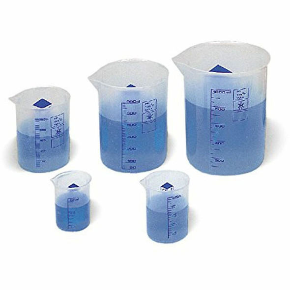 Learning Resources Graduated Plastic Beakers - Plastic - Clear - 1 Set