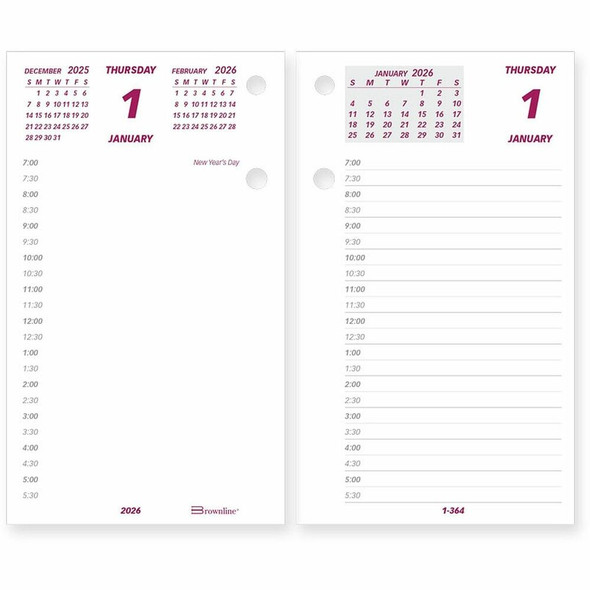 Brownline  Calendar Refill C2R Brownline  Calendar Refill C2R