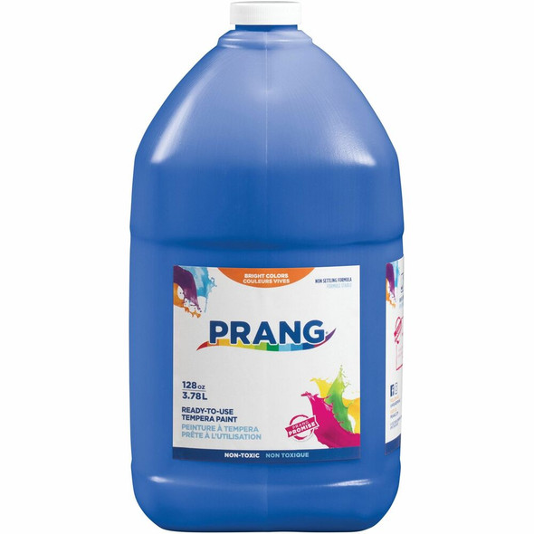 Prang Liquid Tempera Paint - Blue - 1 gal - 1 Each