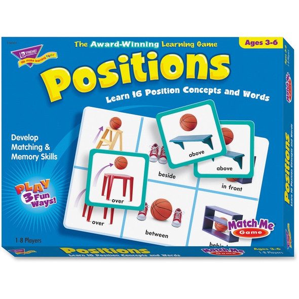 Trend Positions Match Me Games - Educational - 1 Each