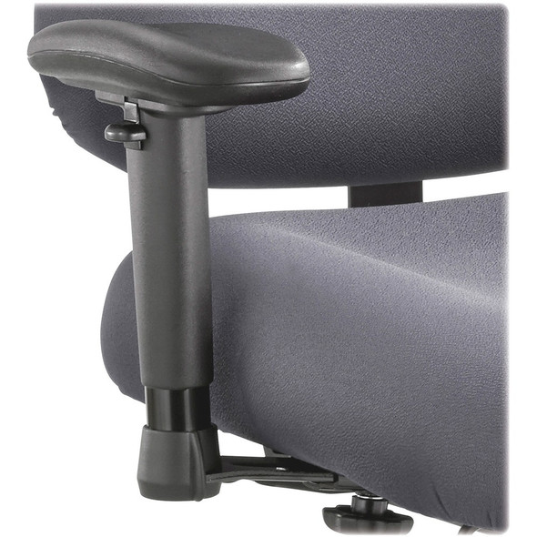 Safco Optimus Big and Tall Chair Arm Kit - Black - Nylon - 1 Pair