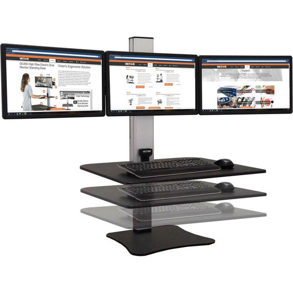 Victor High Rise Monitor Stand DC475 SPR-VCTDC475