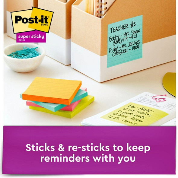 Post-it&reg; Super Sticky Adhesive Note 6756SSMIA SPR-MMM6756SSMIA