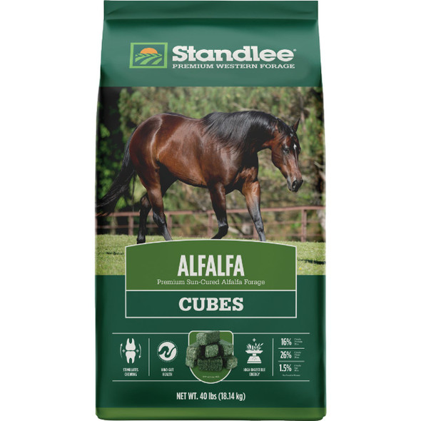Standlee Premium Western Forage 40 Lb. Premium Alfalfa Cubes 1180-40101-0-0