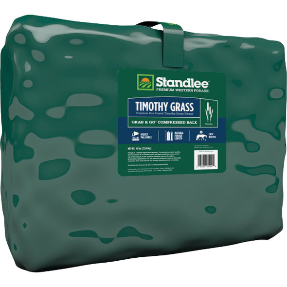 Standlee Premium Western Forage 50 Lb. Premium Timothy Grab & Go Compressed Bale Standlee Premium Western Forage 50 Lb. Premium Timothy Grab & Go Compressed Bale