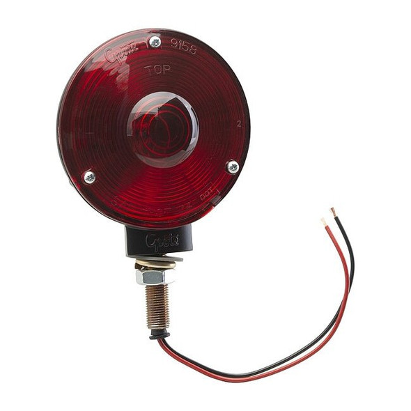 Grote Single Face Lamp,Round,Red 53052
