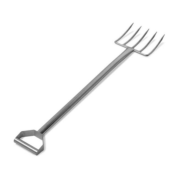 Sani-Lav Standard Fork,8 1/4 in Tine L,D Handle 2072