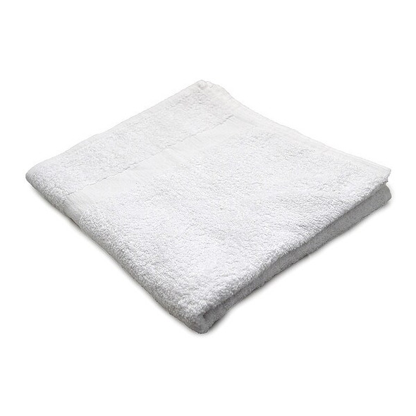 R & R Textile Bath Towel,20x44 In.,White,PK12 X01100