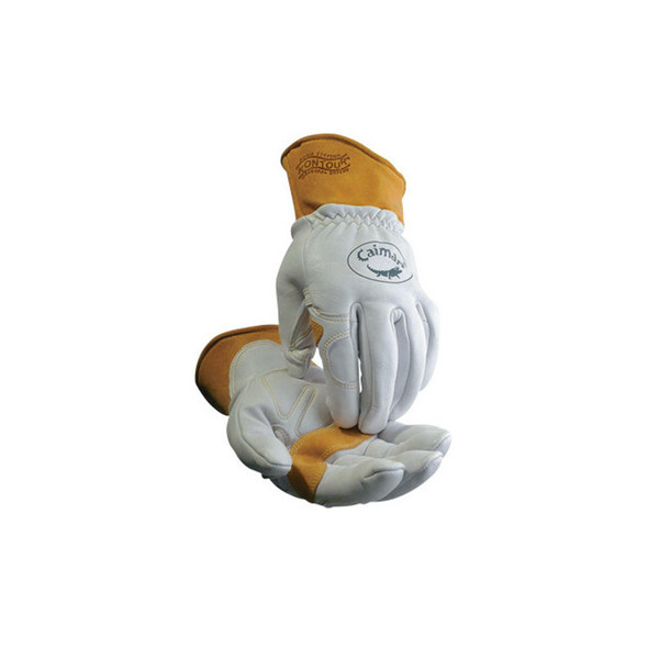 1871 Multi-Task Gloves, Boarhide™/Goat/Ovis-Hide™ Leather, Medium, White/Tan