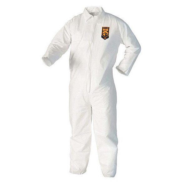 Kleenguard Liquid Particle Protect Coverall ZipFrnt WHT 2X 25/Cs 44305