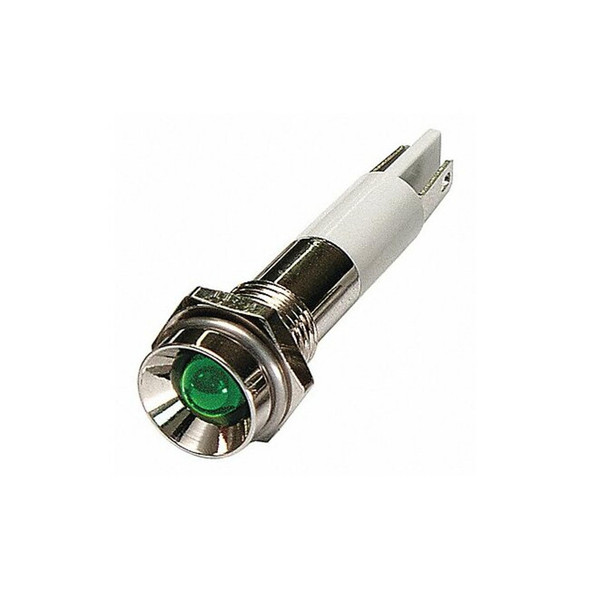Manufacturer Varies Protrude Indicator Light,Green,12VDC 24M053