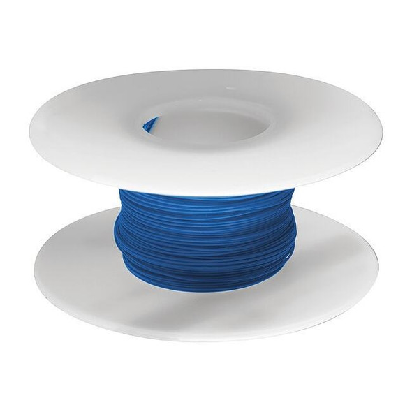 Ok Industries Spooled Wrapping Wire, 30 AWG, Blue, Kynar(R), 100 ft R30B-0100