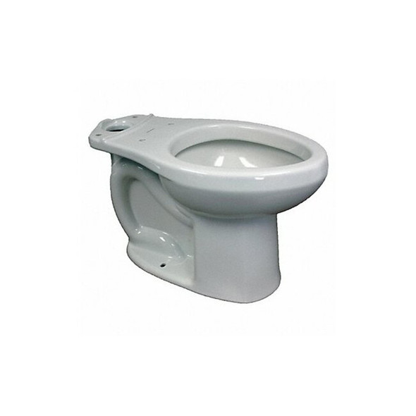 Toilet Bowl, 1.0/1.6 gpf, Gravity Fed, Floor Mount, Elongated, White