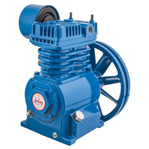 Air Compressor Pump, 1 hp, 2 hp, 1 Stage, 32 fl oz Oil Capacity, 2 Cylinder