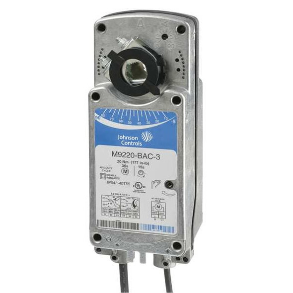 Johnson Controls Electric Actuator,150 sec.24VAC/DC M9220-HGA-3