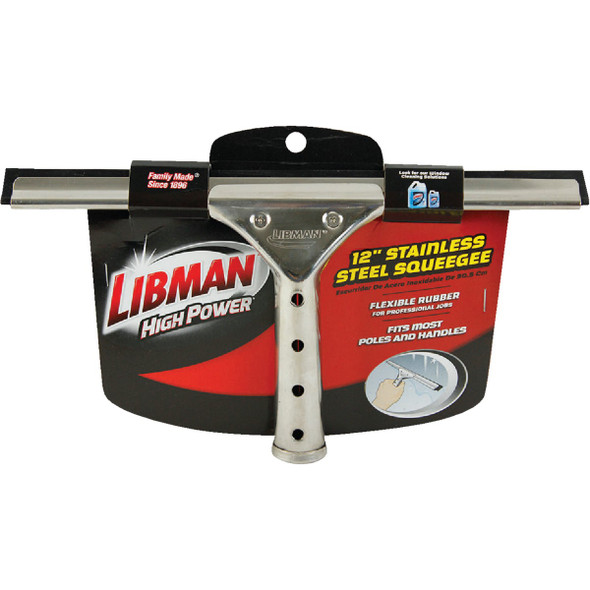 Libman High Power 12 In. Rubber Squeegee 189