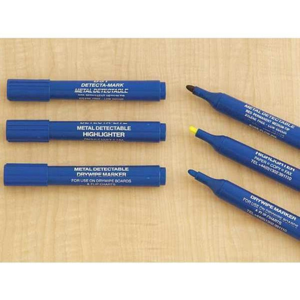 Detectapro Metal Detectable Permanent Marker, Red Color Family, 10 PK MPENRD