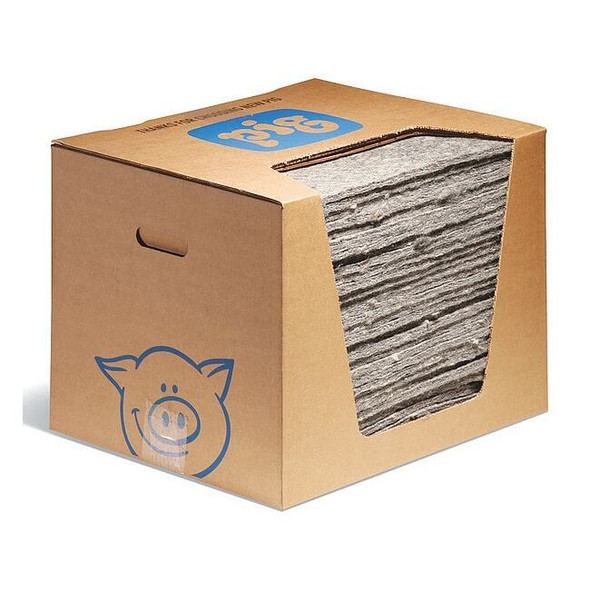 Pig Oil Water Filter Mat Pads,18"L,15"W,PK30 MAT1203