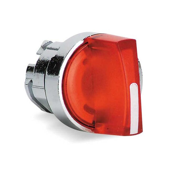 Schneider Electric Illum Selector Switch,3 Pos,22mm,Red ZB4BK1343