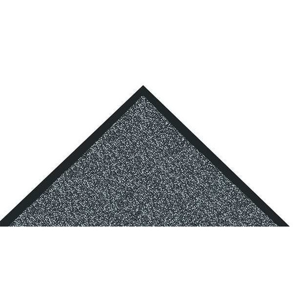 Entrance Mat, Polypropylene, 3/8 in Thick, Gray, 2 ft W x 3 ft L