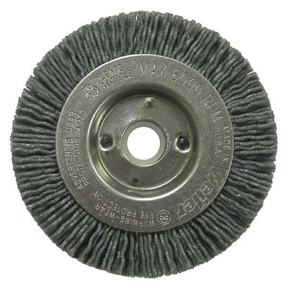 Weiler Wire Wheel Wire Brush, Arbor, 3", 3/8" W 97551
