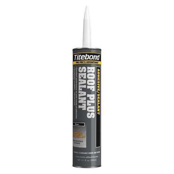 Titebond Roof Plus Sealant, 10 oz, Cartridge, Clear, Hybrid Base 3241