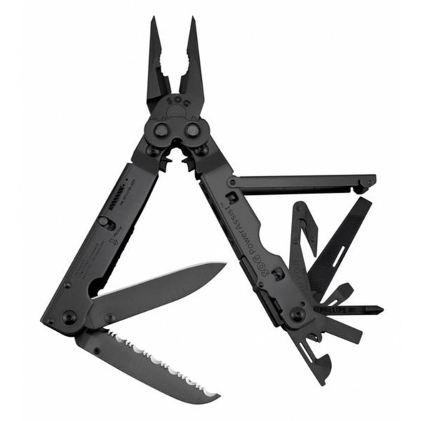 Sog PowerAssist(TM) Multi-Tool,Black B66N-CP